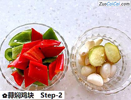 蒜焖鸡块做法第二步骤