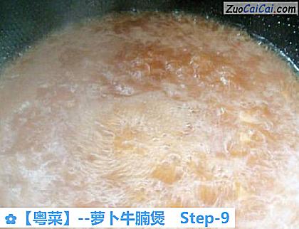萝卜牛腩煲做法第九步骤