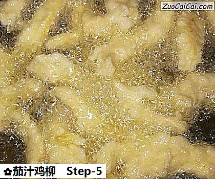 茄汁鸡柳做法第五步骤