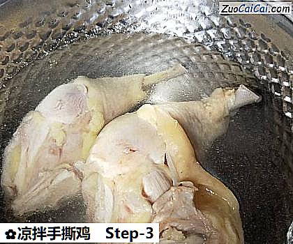 凉拌手撕鸡做法第三步骤
