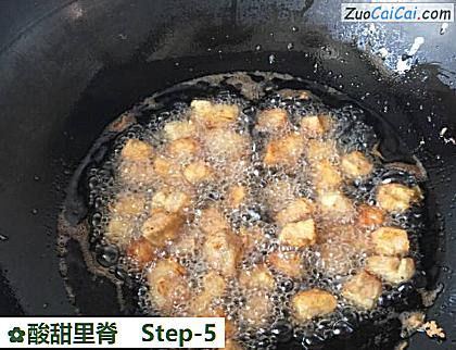 酸甜里脊做法第五步骤