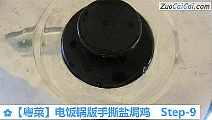 电饭锅版手撕盐焗鸡做法第九步骤