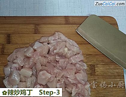 辣炒鸡丁做法第三步骤