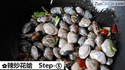 辣炒花蛤做法第五步骤