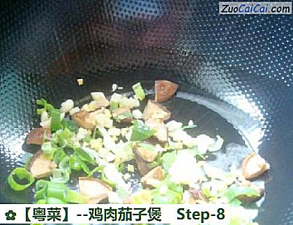 鸡肉茄子煲做法第八步骤