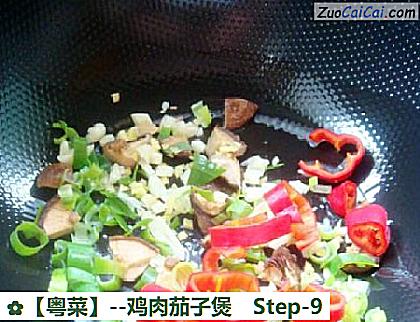 鸡肉茄子煲做法第九步骤