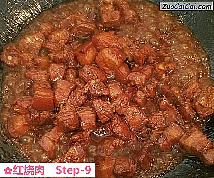 红烧肉做法第九步骤