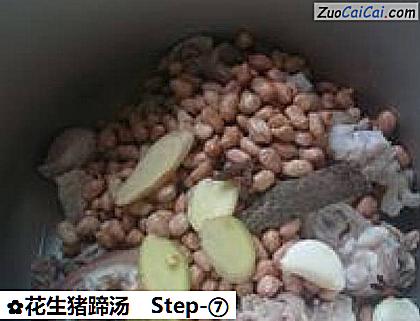 花生猪蹄汤做法第七步骤