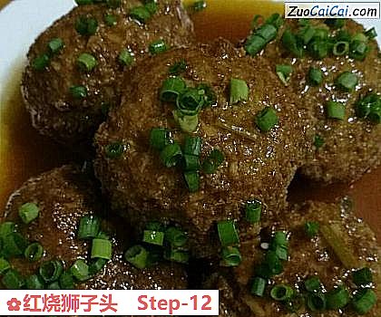 红烧狮子头做法第十二步骤