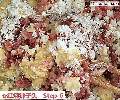 红烧狮子头做法第六步骤