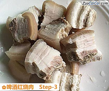 啤酒红烧肉做法第三步骤