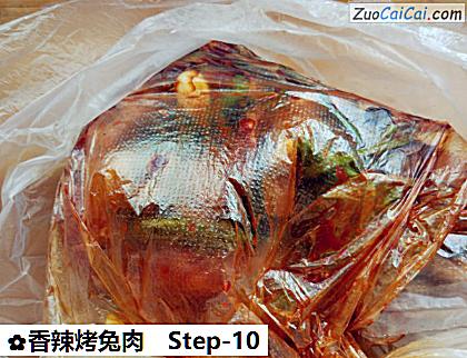 香辣烤兔肉做法第十步骤