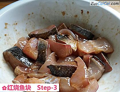 红烧鱼块做法第三步骤