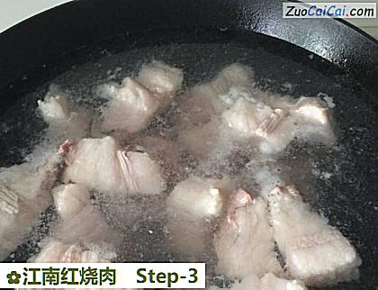 江南红烧肉做法第三步骤