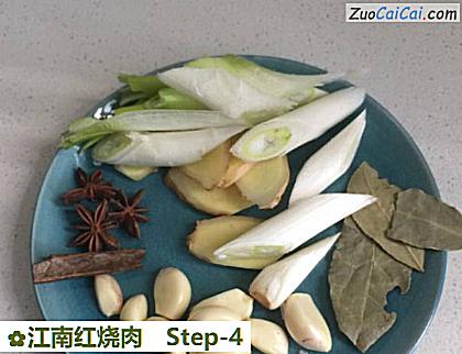 江南红烧肉做法第四步骤