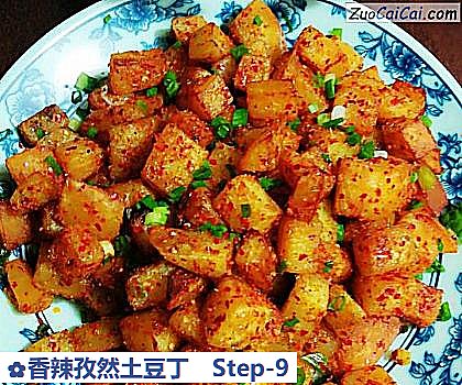 香辣孜然土豆丁做法第九步骤