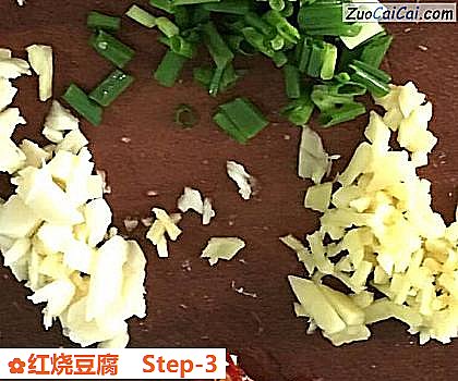 红烧豆腐做法第三步骤