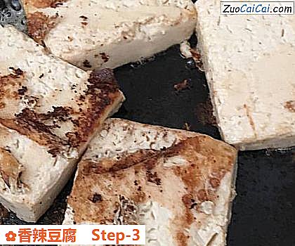 香辣豆腐做法第三步骤
