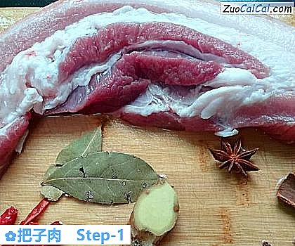 把子肉做法第一步骤