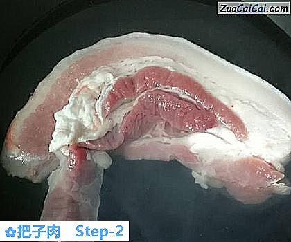 把子肉做法第二步骤