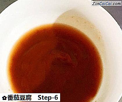 番茄豆腐做法第六步骤