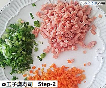 玉子烧寿司做法第二步骤