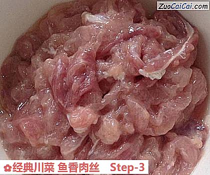 经典川菜鱼香肉丝做法第三步骤