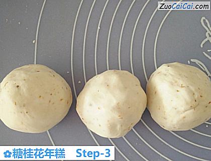 糖桂花年糕做法第三步骤