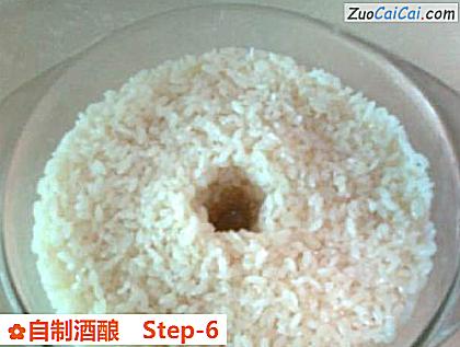 自制酒酿做法第六步骤