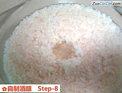 自制酒酿做法第八步骤