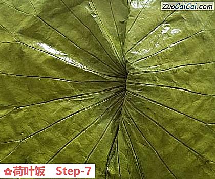 荷叶饭做法第七步骤