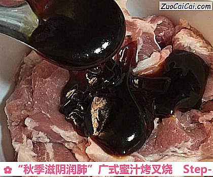 “秋季滋阴润肺”广式蜜汁烤叉烧做法第三步骤
