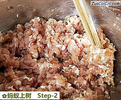 蚂蚁上树做法第二步骤