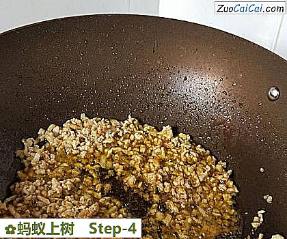 蚂蚁上树做法第四步骤