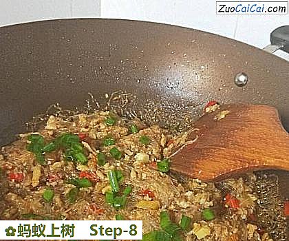 蚂蚁上树做法第八步骤