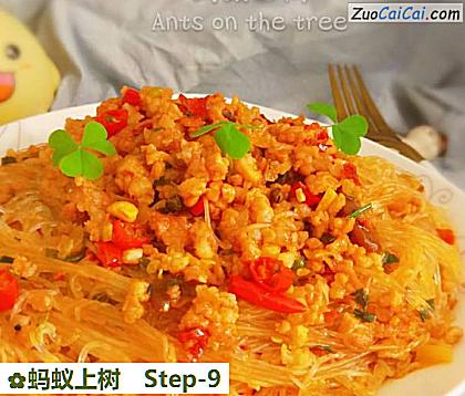 蚂蚁上树做法第九步骤