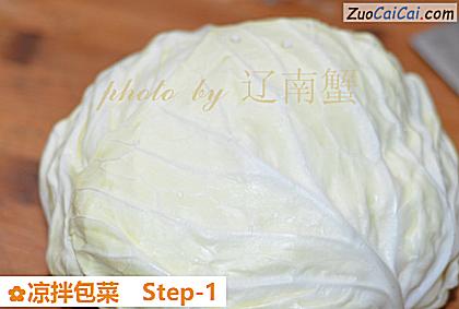 凉拌包菜做法第一步骤