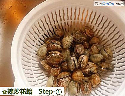 辣炒花蛤做法第一步骤