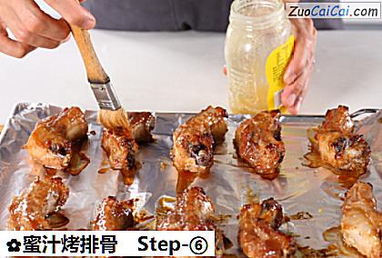 蜜汁烤排骨做法第六步骤