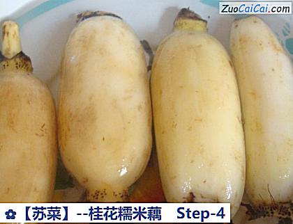 桂花糯米藕做法第四步骤