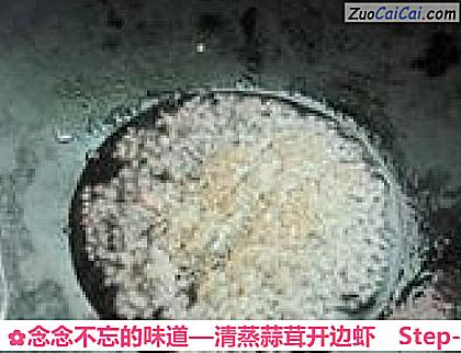 清蒸蒜茸开边虾做法第四步骤