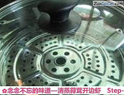 清蒸蒜茸开边虾做法第七步骤