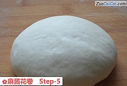 麻酱花卷做法第五步骤