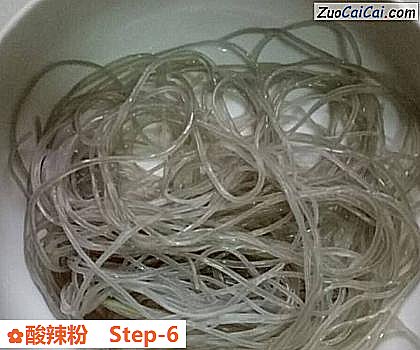 酸辣粉做法第六步骤
