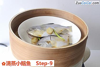 清蒸小鲳鱼做法第九步骤
