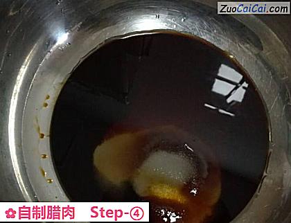 自制腊肉做法第四步骤