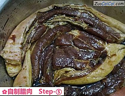 自制腊肉做法第五步骤