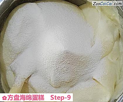 方盘海绵蛋糕做法第九步骤