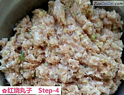 红烧丸子做法第四步骤
