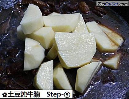 土豆炖牛腩做法第五步骤